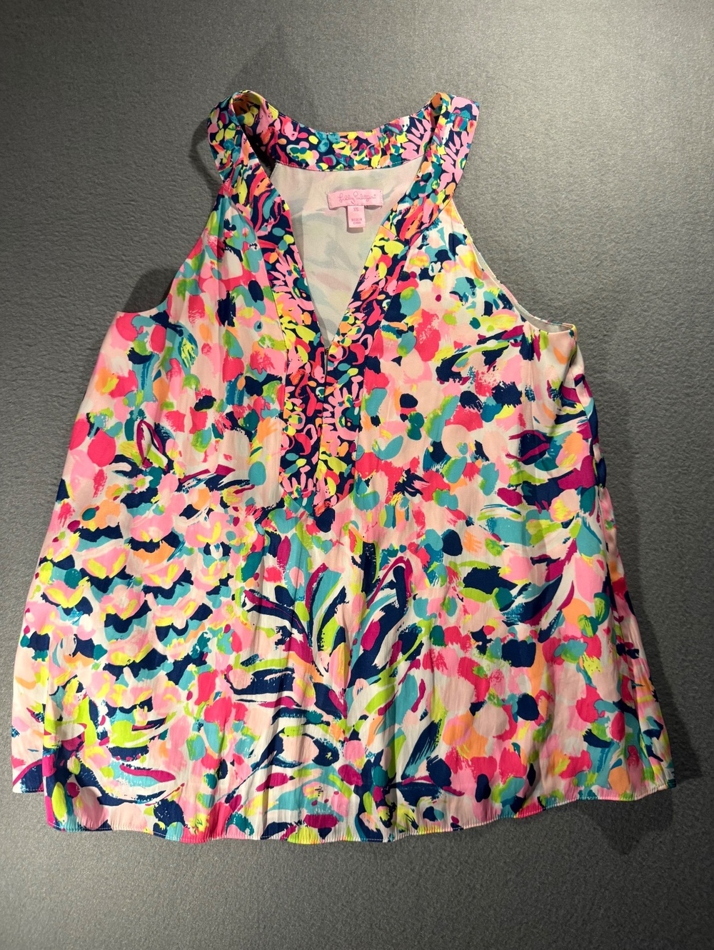 Lilly Pulitzer Women's Colorful Sleeveless Blouse XS